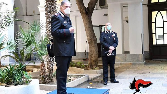 Carabinieri: il Generale Cavallo in visita a Trapani