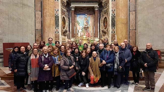 Mazara, Cattedrale del S.S. Salvatore: diversi fedeli in pellegrinaggio a Roma per il Giubileo 2025