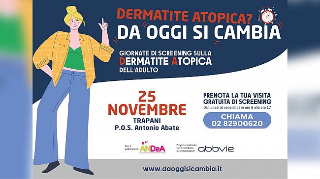 Dermatite atopica, a Trapani una giornata di visite gratuite su prenotazione