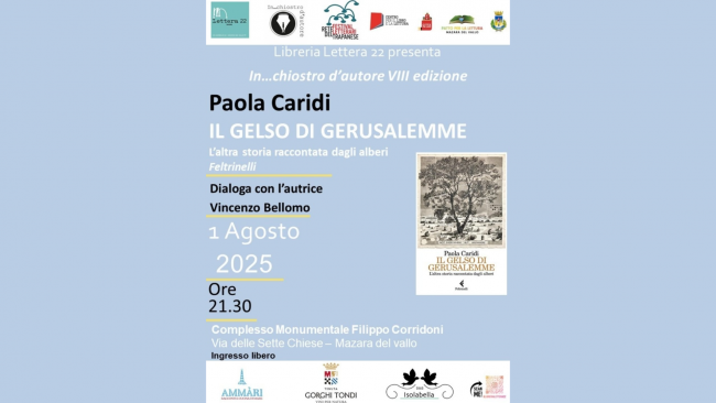 Mazara, il 1° agosto la presentazione del libro 