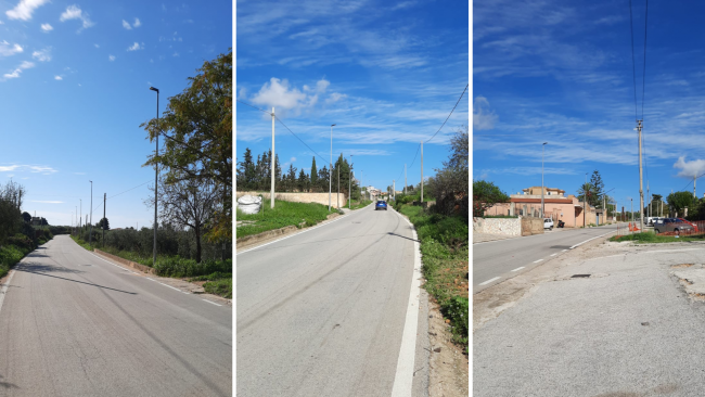 Partanna, strada di via Castelvetrano al buio da più di un mese
