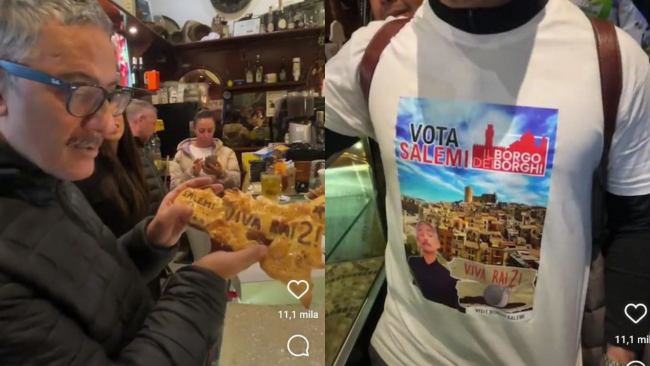 Anche Fiorello sostiene Salemi della sfida dei Borghi più belli d’Italia