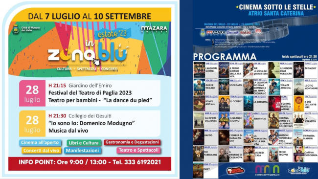 Estate Mazarese 2023, gli eventi del week end