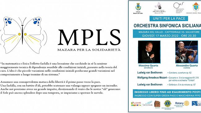 Iniziative della Rete Mazara per la Solidarietà ed “Sos Ucraina