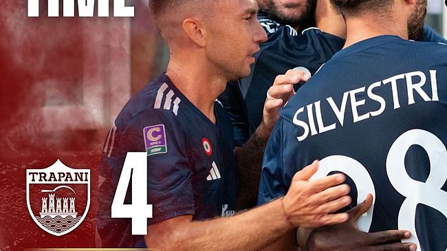 Trapani, altra vittoria, Turris battuta 4-0