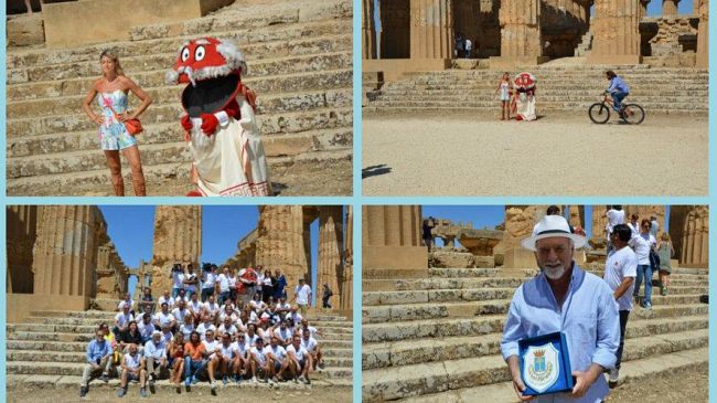 CASTELVETRANO – Il Tempio di Hera ha ospitato la troupe di Paperissima Sprint