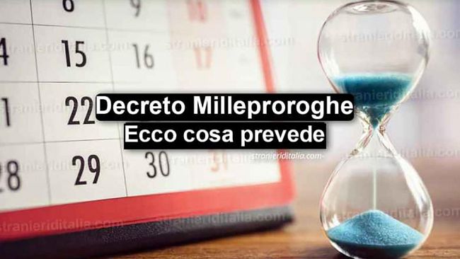 Decreto Milleproroghe: ecco le novità