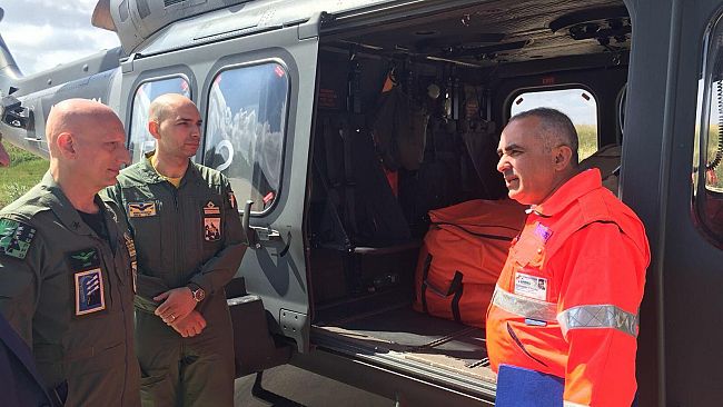 L’82° Centro C.S.A.R. di Trapani trasporta ospedale da campo da installare in occasione della tappa del Giro d’Italia