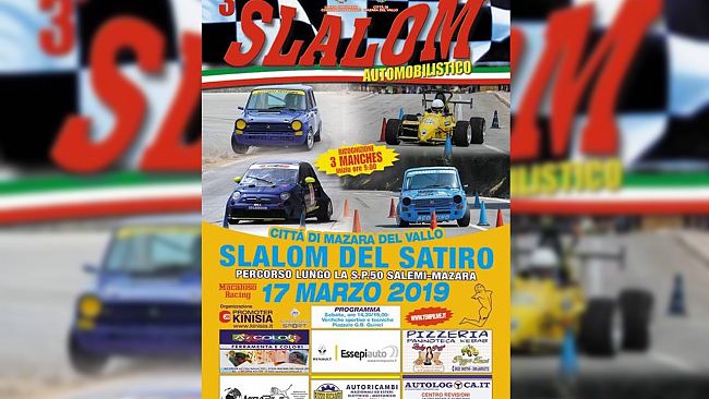 Torna l’appuntamento con lo “Slalom del Satiro-  Città di Mazara del Vallo”