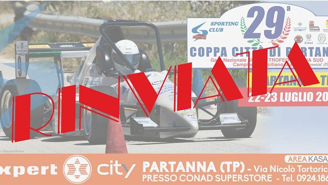 29^ Coppa Città di Partanna - rinviata a data da destinarsi