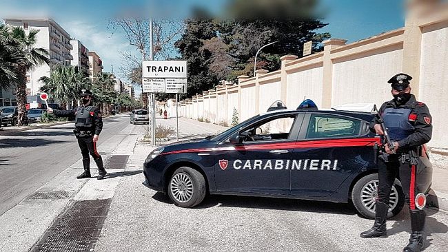 Trapani. Servizio coordinato dei carabinieri. Un arresto e tre denunciati
