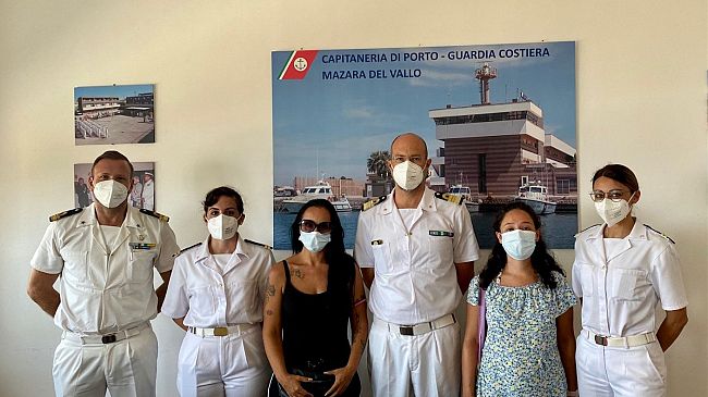 Mazara, la Comunità Alloggio “Orchidea” visita la Capitaneria di porto