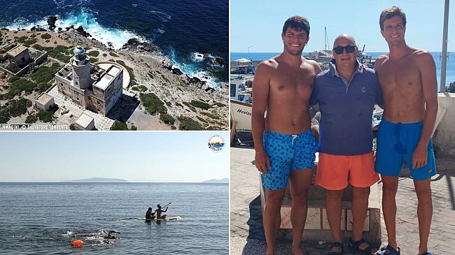 ​Marettimo, una nuotata di 2 chilometri accende i riflettori sul Faro di Punta Libeccio