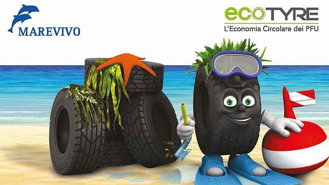 Mazara, raccolta straordinaria di pneumatici in mare e a terra 