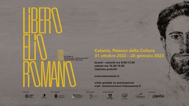 Catania. Palazzo della Cultura: dal 31 ottobre la mostra antologica  “Libero Elio Romano 1909-1996”. 