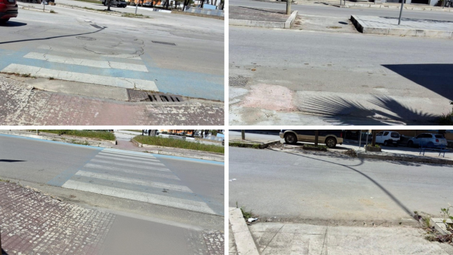 Partanna, zona Camarro, strisce pedonali sbiadite e assenti: serve un intervento