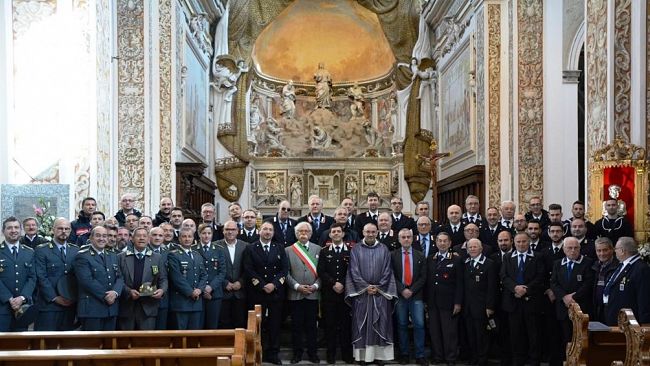 Mazara. Precetto natalizio delle forze dell’ordine