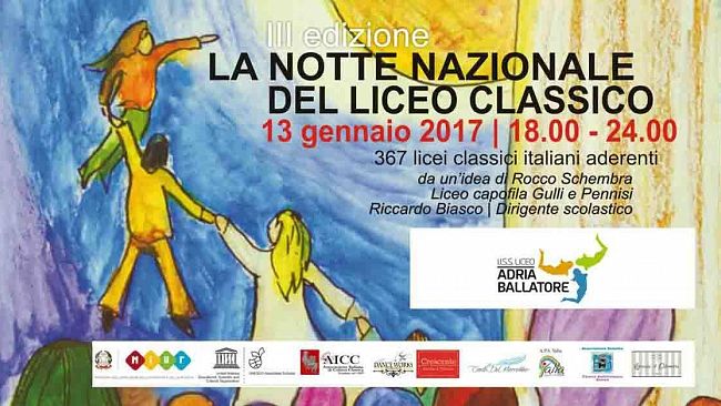Mazara, oggi la “Notte nazionale del Liceo Classico”: aderisce il Liceo Adria – Ballatore