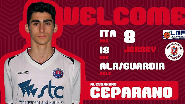 Pallacanestro Trapani: arriva Ceparano