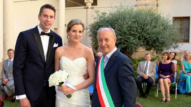 Dalla Finlandia a Marsala per sposarsi