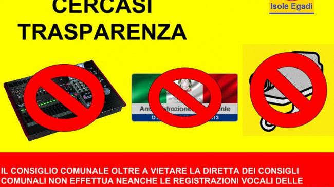 M5S Egadi: A.A.A. cercasi trasparenza e trasporti.