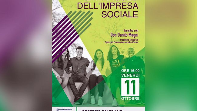Trapani, L’incontro “Il miracolo dell’impresa sociale”, Venerdì 11 ottobre 2019