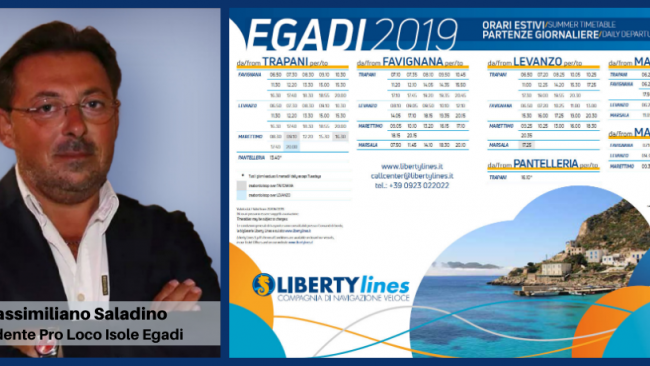 Orari estivi degli aliscafi. La proposta della Pro Loco Isole Egadi