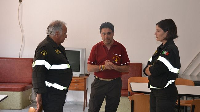 Il Comandante dei Vigili del Fuoco Biancamaria Cristini in visita al distaccamento di Salemi. L’incontro col personale operativo