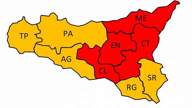 Rischio incendi, è allerta rossa