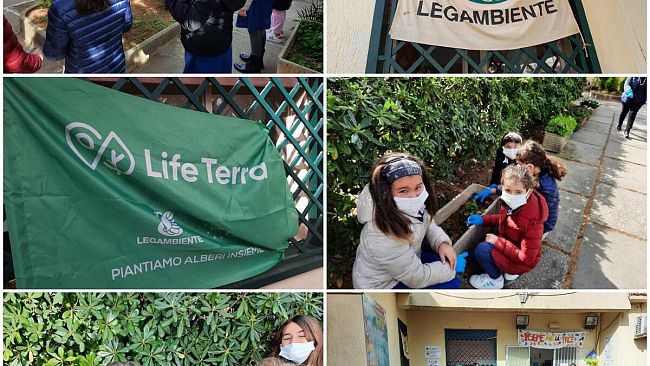 Studenti della Ruggero Settimo  e legambiente per la cittadinanza attiva