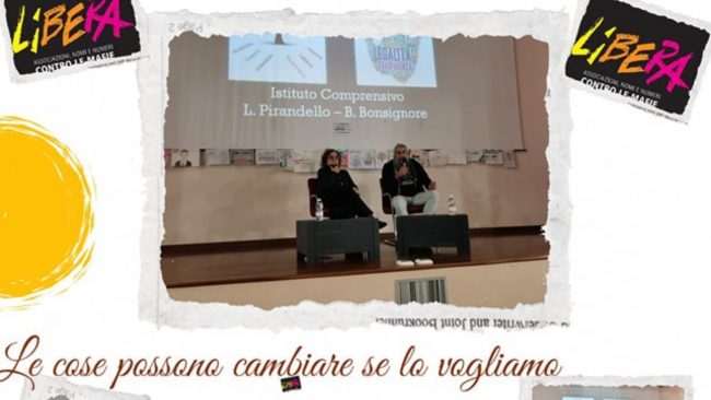 Mazara, gli alunni dell'I.C. Pirandello-Bonsignore a lezione di legalità con il dott. Salvatore Inguì