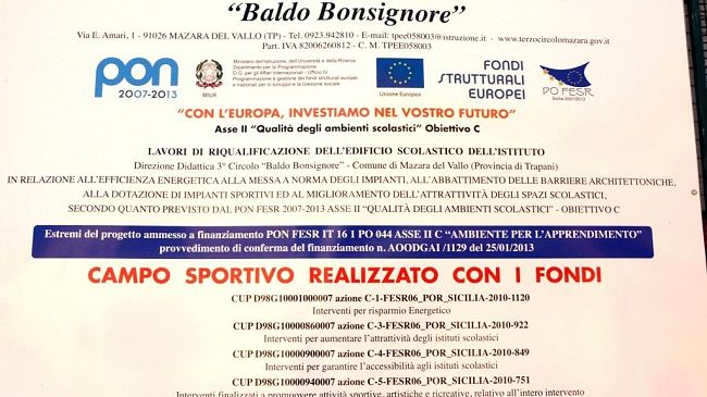 Mazara, sarà il comune a realizzare direttamente gli interventi di manutenzione delle scuole di propria competenza