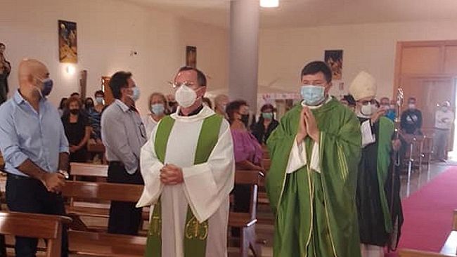 Alla parrocchia di Santa Lucia arriva Don Elkin Cuadrado. Il vescovo Mogavero lo presenta alla comunità