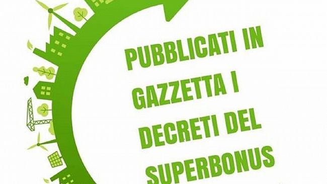 Pubblicati in Gazzetta Ufficiale i Decreti del Superbonus al 110%