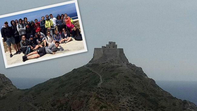 Il Liceo Beccaria di Milano in visita al Castello di Punta Troia a Marettimo