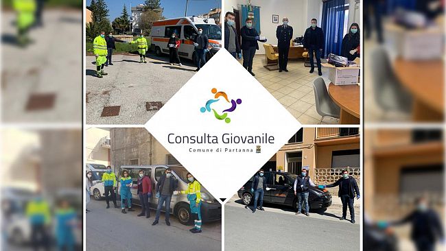 Partanna, la Consulta Giovanile consegna DPI alle associazioni di volontariato ed alla PM