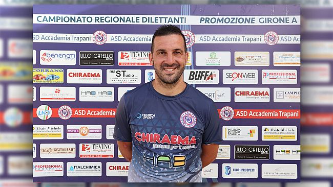 Asd Accademia Trapani: ufficiale l’arrivo di Salvatore Marino