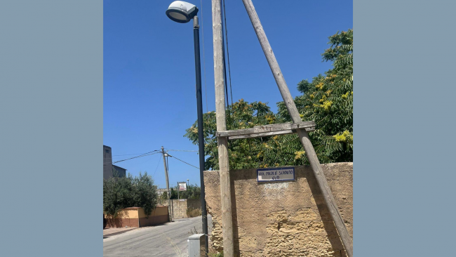 ​Mazara, consegnati i lavori per i nuovi impianti di illuminazione nelle vie Scaduto, Monti Iblei e Luigi Ajello