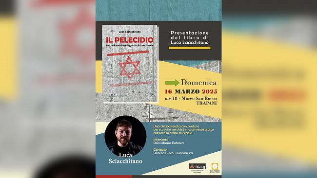 Trapani, presentazione del libro di Luca Sciacchitano