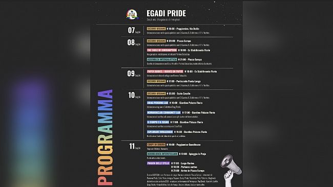Favignana, torna per il quinto anno l’Egadi Pride