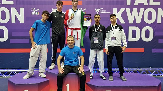 Rando Mazarino Leonard del Fighter Taekwondo Mazara si laurea campione d’Italia