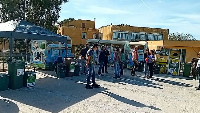 Mazara Green Day, Tappa all'Isola ecologica Eco XXI di Mazara Due