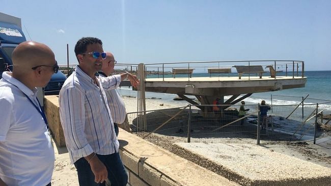 Mazara, la messa in sicurezza della Rotonda-Belvedere del lungomare San Vito