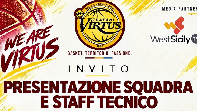 Automondo Virtus Trapani, giovedì la presentazione ufficiale della squadra
