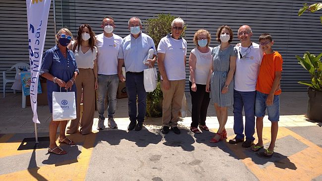 Raccolta di prodotti per l’igiene a cura del Rotary Club di Marsala