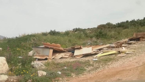 Pizzolungo, ancora abbandono indiscrimato di rifiuti