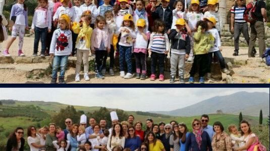 Gli alunni del Sacro Cuore visitano i Templi di Segesta.