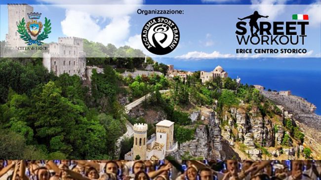 Erice: il 12 maggio torna STREET WORKOUT, tutti in movimento a tempo di sport e musica!