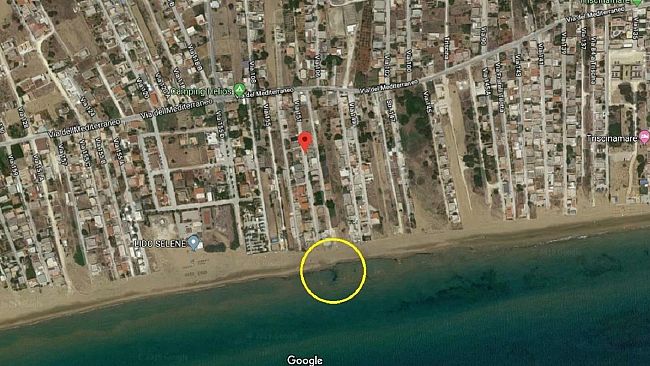 Un presunto ordigno bellico segnalato dalla Capitaneria di porto nei pressi della via 151 a Triscina