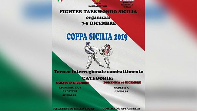 Fighter Taekwondo: Domani si da il via alla “Coppa Sicilia Taekwondo”